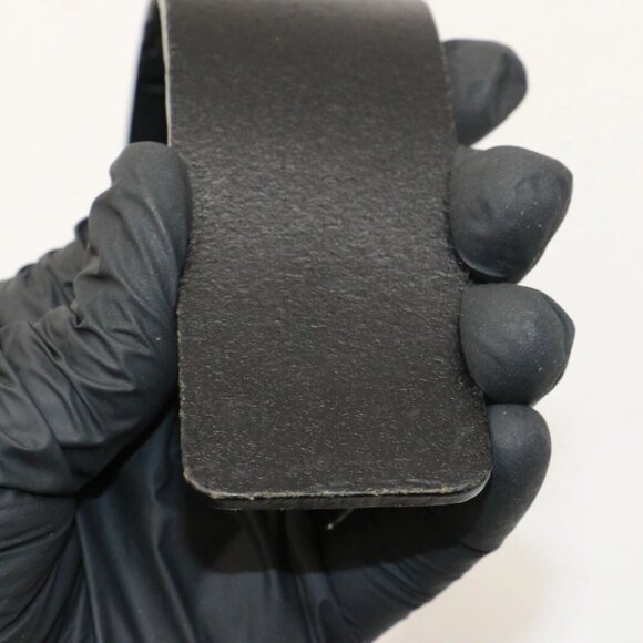 GUCCI Men's GG Monogram Square Interlocking Leather Belt Size 34 - Picture 8 of 16